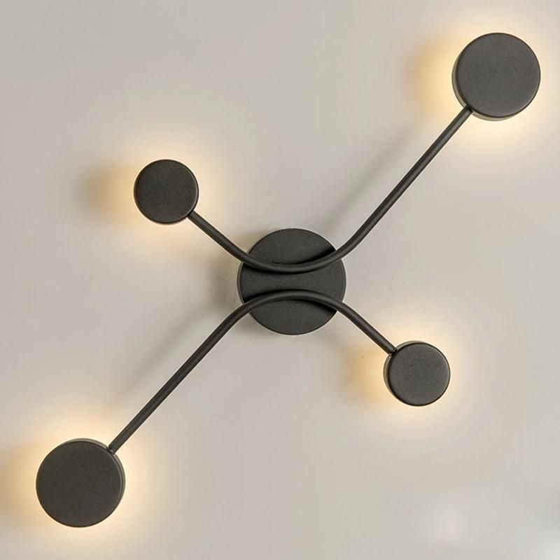 Modern Simple Creative Personality Round Staircase Corridor Wall Lamp Bedroom Wall Light
