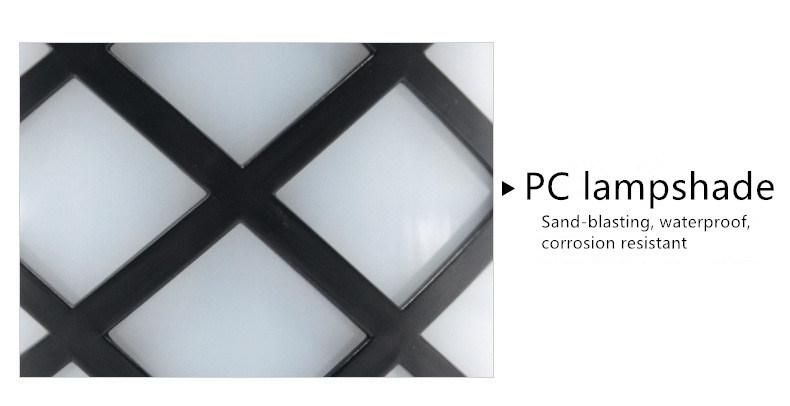 LED RGB Solar Wall Lamp Outdoor Waterproof Garden Courtyard Four Color