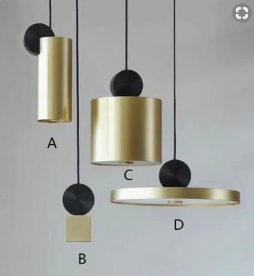Antique Brass Modern LED Chandelier Pendant Lighting for Hotel Project