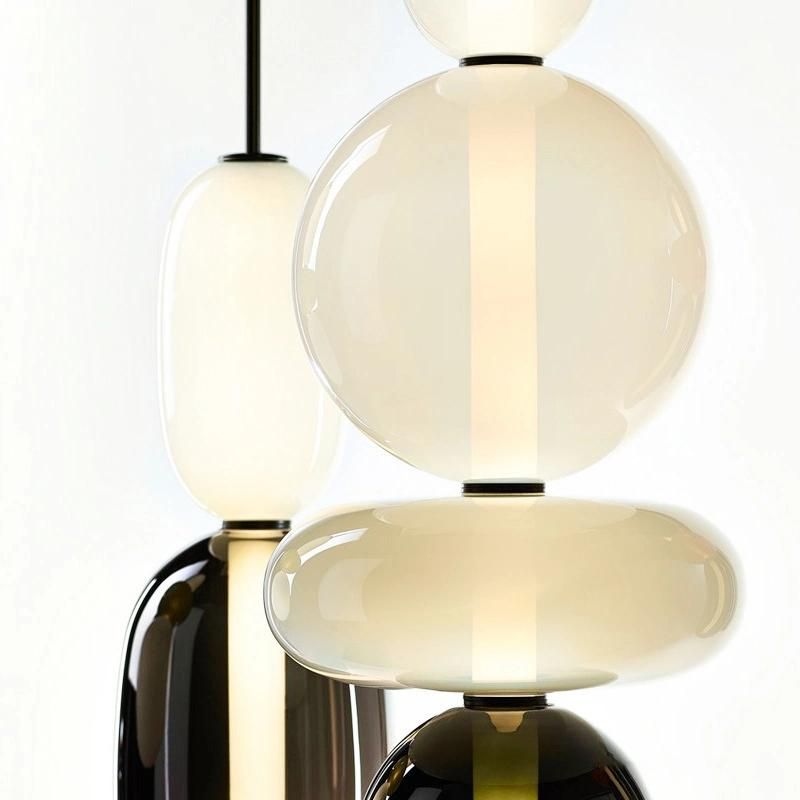 Nordic Multicolored Glass Pendant Lights Bar Cafe Lamps Hanging Candy Dining Room Home Decor Pendant Lamp (WH-AP-250)