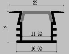 LED Aluminum Profile for Linear Light