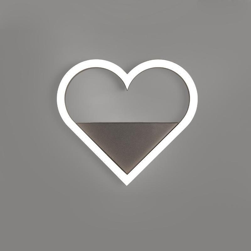 Wholesale Nordic Design Heart Shape LED Wall Lights