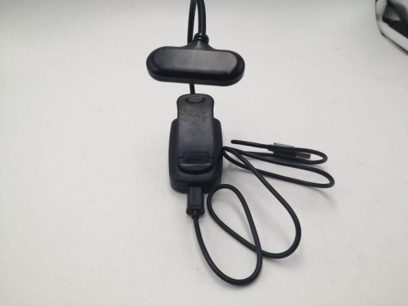 USB Charging Hose Table Black Lamp