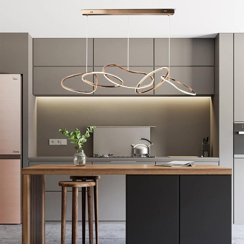 Ribbon Shape Artistic Pendant Lamp Chandelier Dining Room Lamp Bedroom Lamp