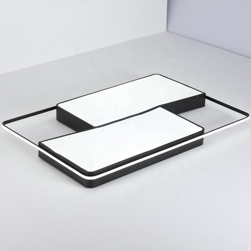 Modern Nordic Light Fixtures Indoor Acrylic Rectangle Lamp Ceiling