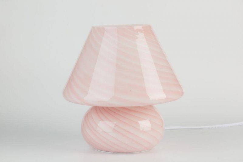 Murano Mini Glass Mushroom Lamp