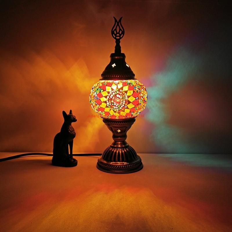 2022 Retro Style Table Light in Turkish Lamp for Bedroom Decoration