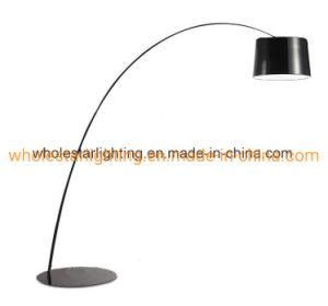 Modern floor lamp with aluminum shade (WHF-6202)