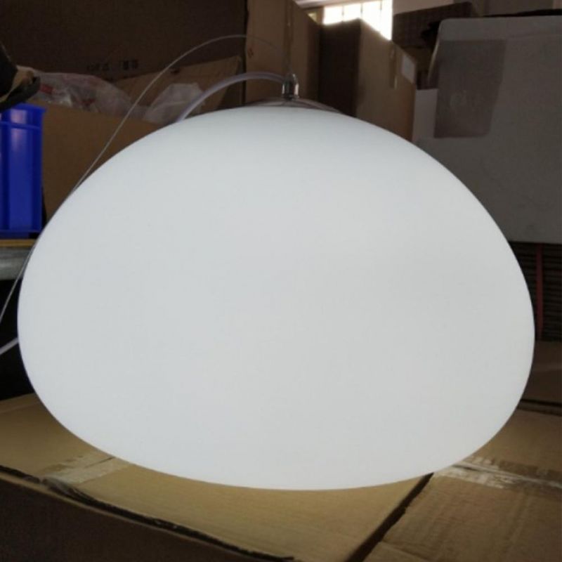 Nordic Pendant Light Minimalist White Restaurant Halfdan White Frosted Glass Pendant Light (WH-AP-343)