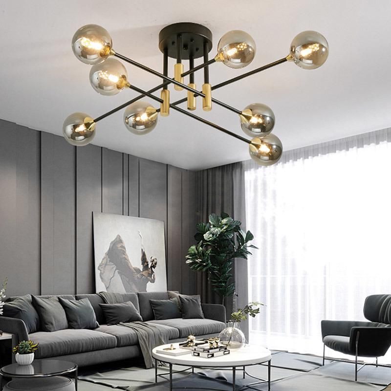 Nordic Magic Bean LED Chandelier Molecular Light Retro Ceiling Lamp (WH-LA-28)