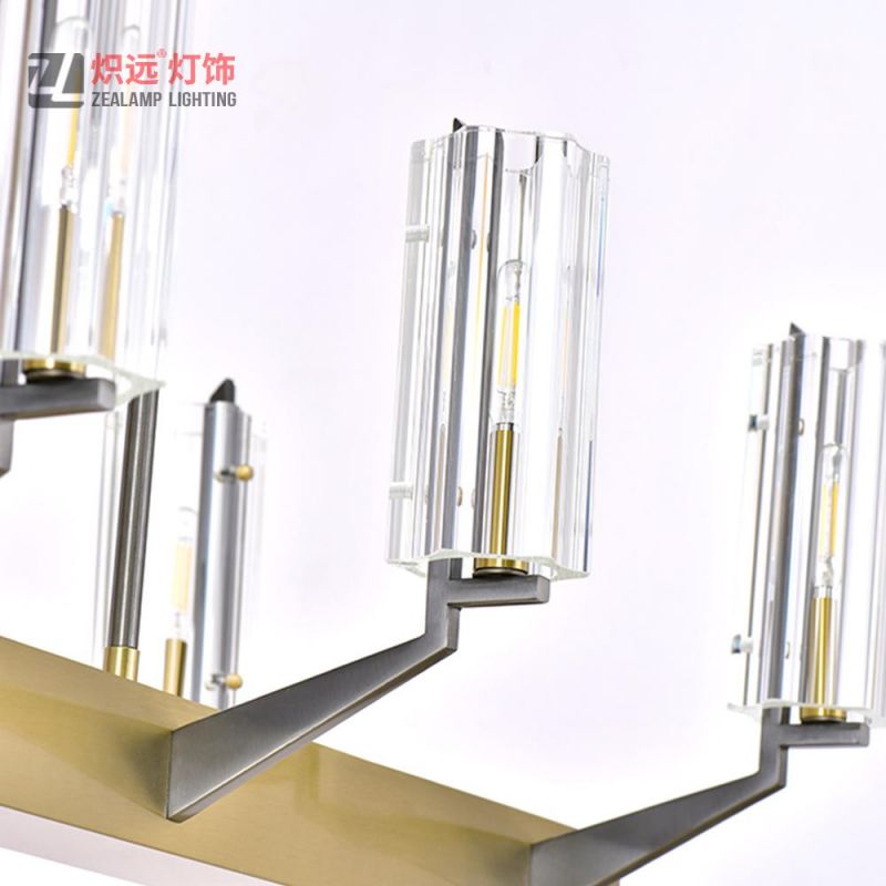 Modern Brush Champagne Gold Stainless Steel Pendant Lighting