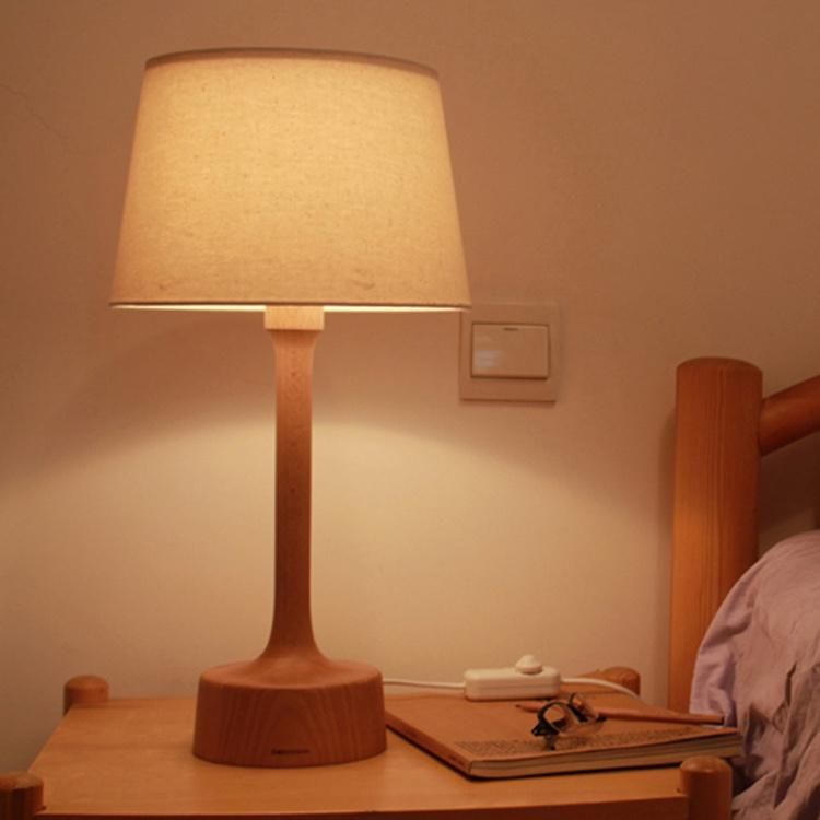 Decorative Wooden Table Lamp for Bedroom