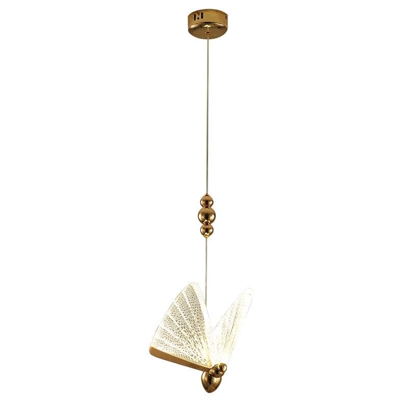 Butterfly Design Crystal Chandelier Hotel Lobby Exhibition Hall Pendant Lamp