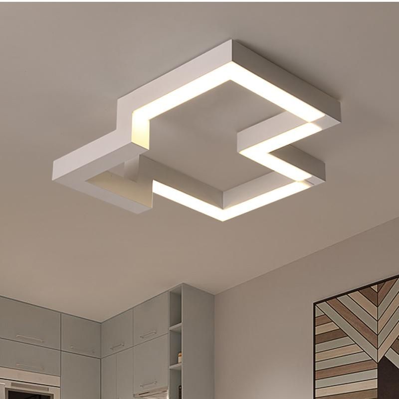 Geometric Simple Ceiling Lamp Modern Living Room Light Diningroom Lamp LED