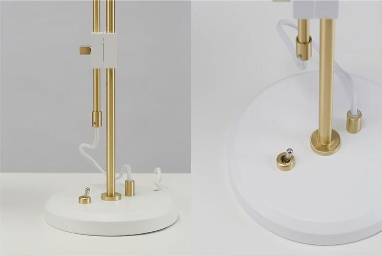 2017dlss Newest Modern Gold Study Room Lighting Aluminium+Iron Desk Lamp
