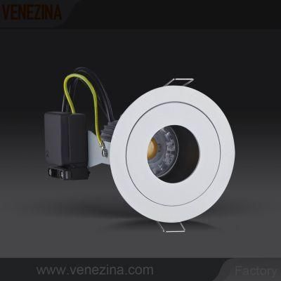 Cast Aluminum GU10 MR16 Round Pin Hole Recessed LED Downlight