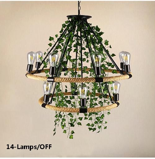 Home Lighting Industrial Hanging Lamp Chandelier for Restaurant Decoration Light