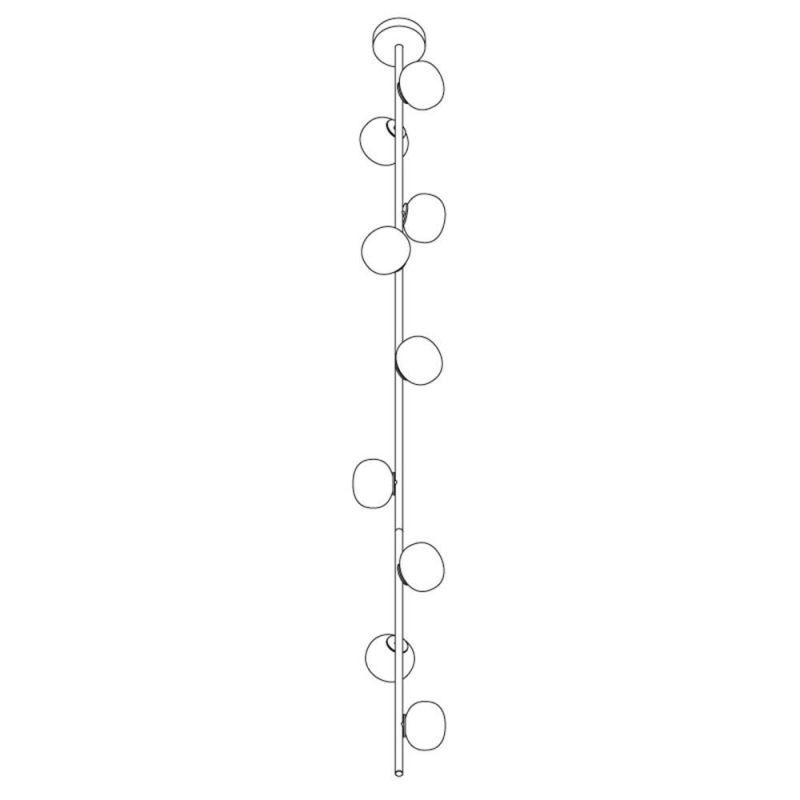 2022 Postmodern Simple Indoor Decor Glass New Design Milky White Floor Lamp
