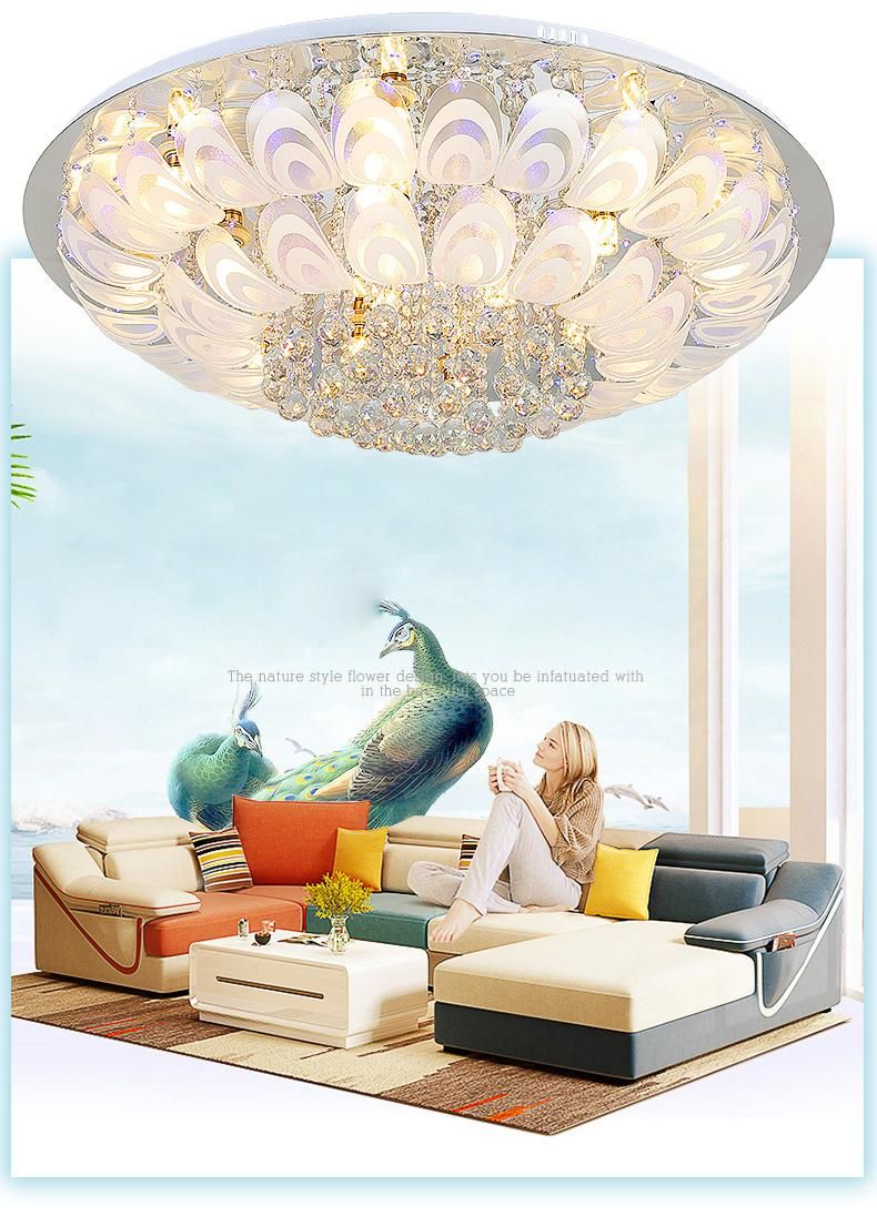 Guangzhou Modern Home Lighting Lamp Ceiling Decoration for Bedroom Acrylic LED E27 Ceiling Light