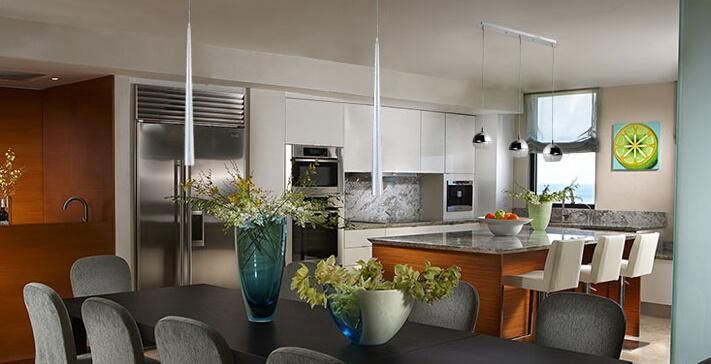 Modern Chrome Glass Pendant Lamp (PD-1277/1)