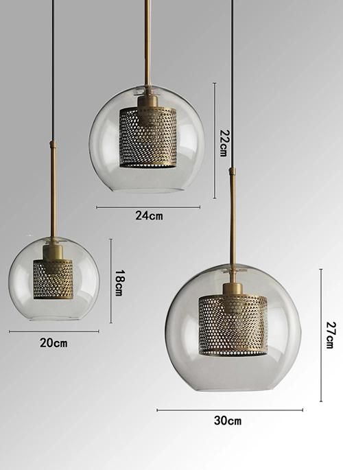 Modern Home Lighting with Glass for Pendant Lamp Restaurant Decoration Lamp