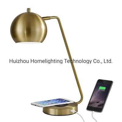 Jlt-9308 Convenient Wireless Charging Table Desk Lamp with USB Port