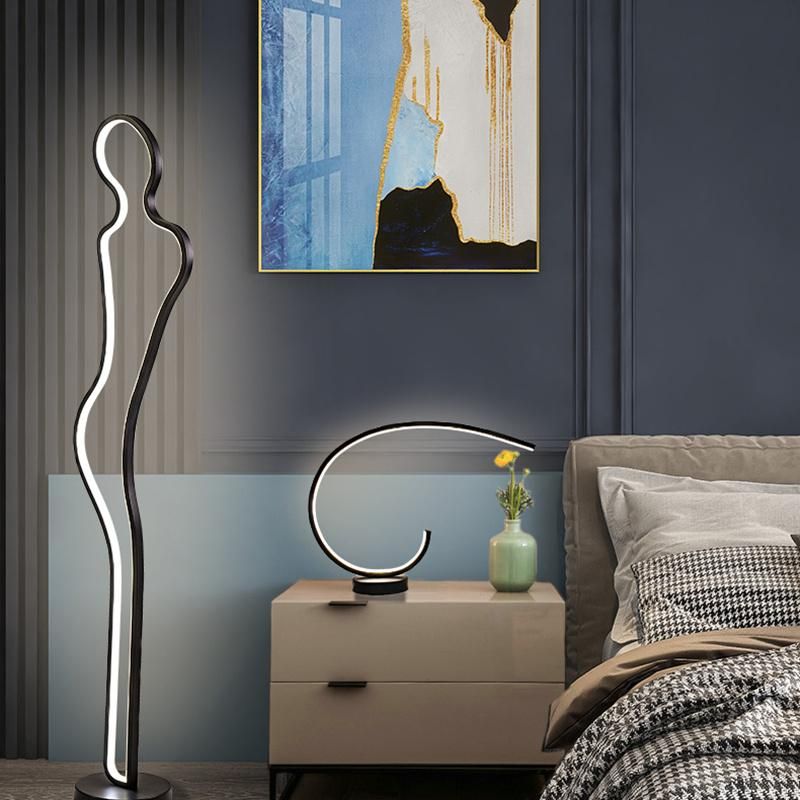 New Model RGB Floor Lamp Remote Control Living Room Bedroom Modern Floor Lamp (WH-MFL-183)