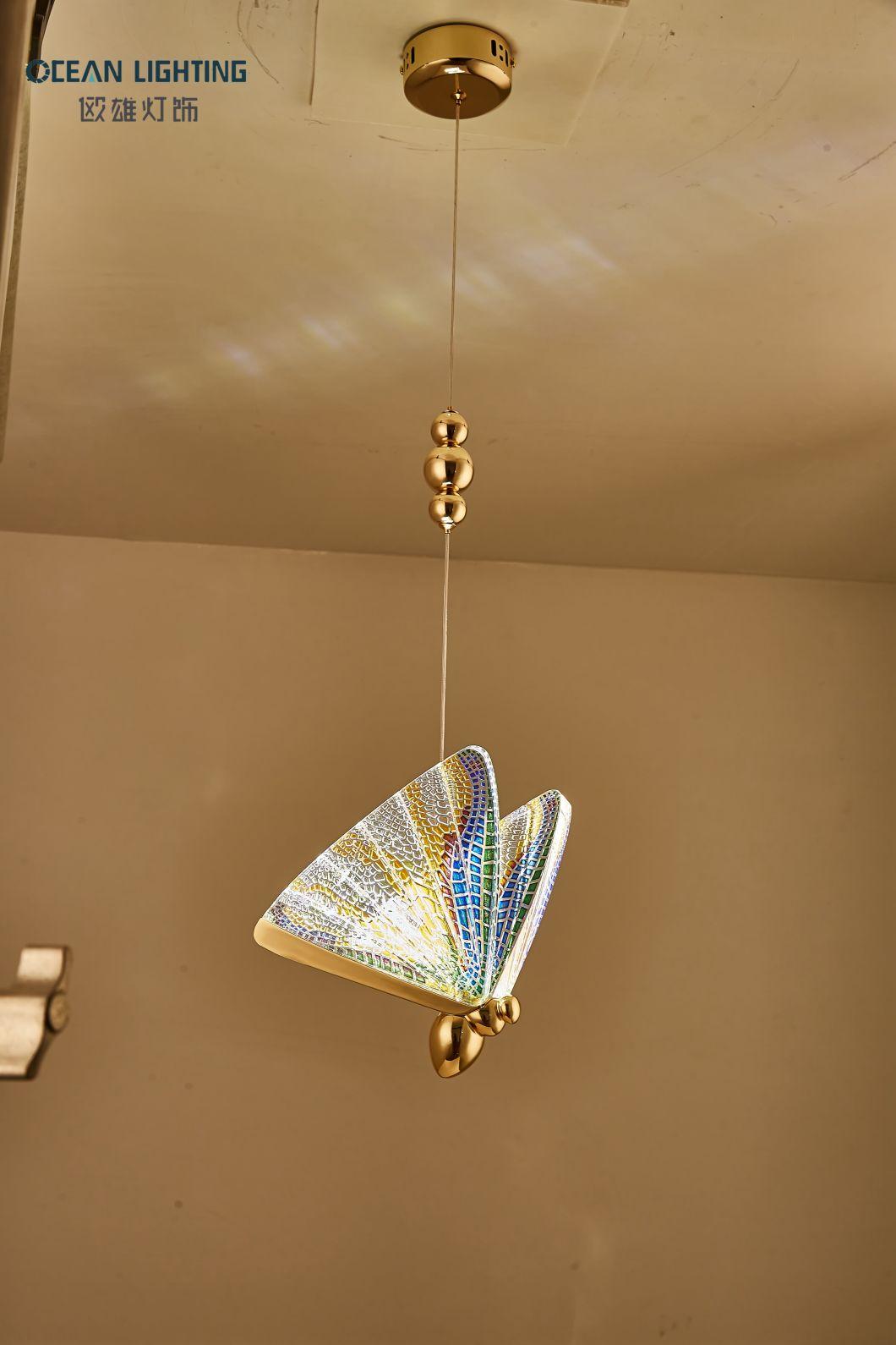 2022 New Colorful Butterfly Pendant Lamp Omk8737