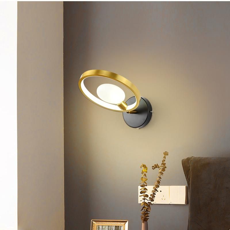 Simple Dining Room Corridor Creative Personality Circle Light Luxury Wall Lamp
