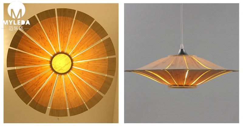 Restaurant Classical Wooden Design Lantern LED Pendant Light
