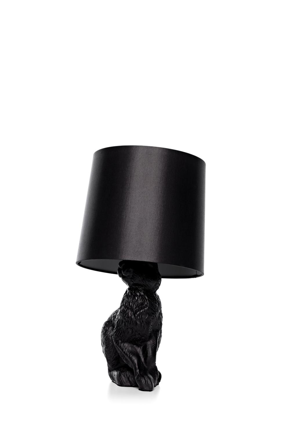 New Nordic Design LED Table Lamp Animal Night Lamp for Child Black Rabbit Desk Lamp