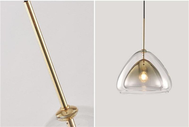 Modern Simple Design Restaurant LED Pendant Lights Dining Room Creativity Glass E27 Hanglamp Bar Kitchen Hanging Lights Fixtures