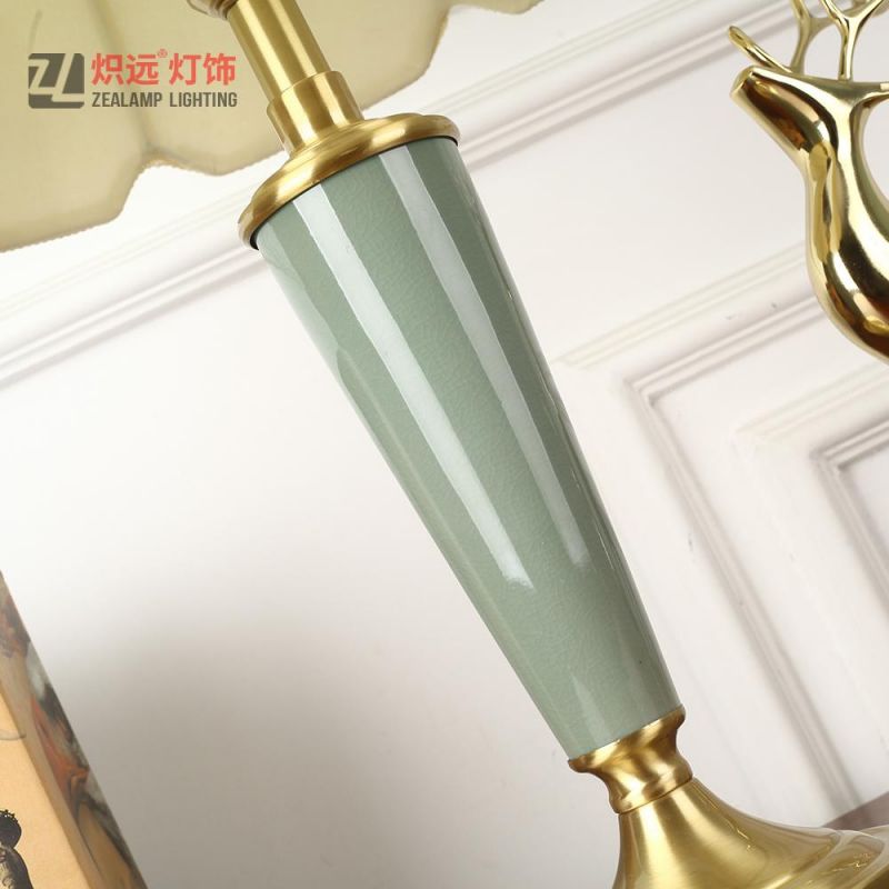 Adornment Desk Lamp Originality Porcelain Umbrella Table Light (TL8051)