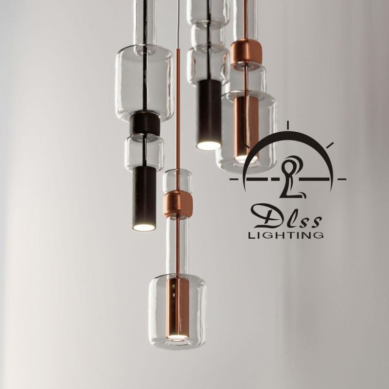 GU10 Modern Bead Style Pendant Light Chandelier for Bedroom