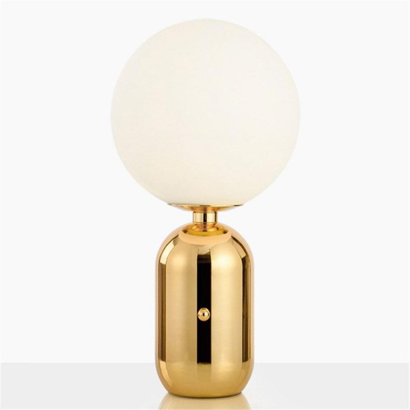 Modern Designer LED Table Lamp Fashion Simple Home Decor Glass Desk Lamp Bedroom Bedside Lamp Desk Decor Art LED Study Lamp