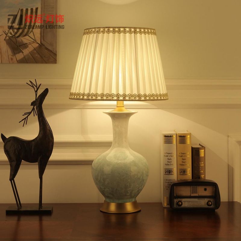 Home Lighting Ceramic Vase Table Lamp for Living Room (TL8014)