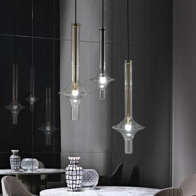 Modern Indoor Decorative Glass Hanging Pendant Light for Dining Room