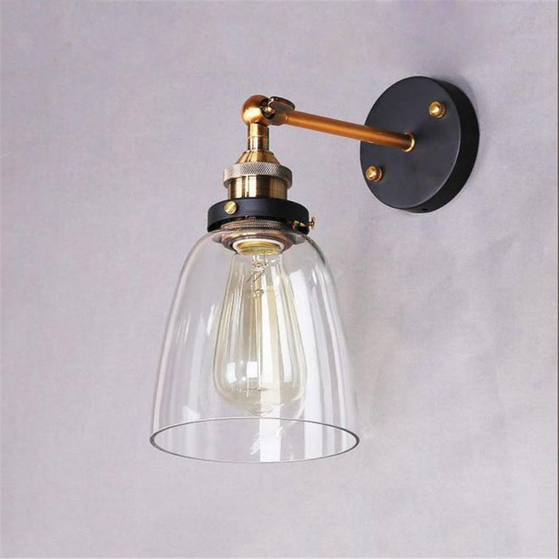 Antigue Glass Lampshade Vintage Wall Lamps Light Home LED Wall Lights Sconce (WH-VR-109)