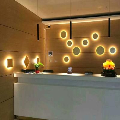 Modern Indoor Stylish Side Gate Decorative Brass Wall Light Fixture