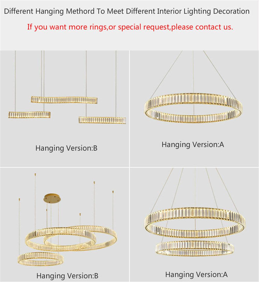 Modern Luxury Crystal Chandelier Lighting