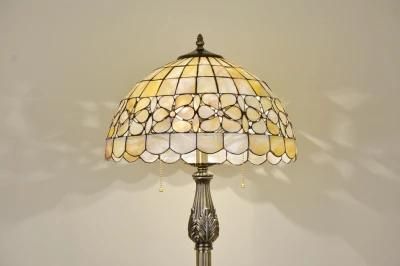 Modern Standing Light Decorative for Bedroom Hotel Room Iron Tiffany Floor Lamp