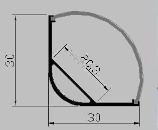 Excellent Heat Dissipation Aluminium Profile with PC Cover for Strip Light and Bar Light Using