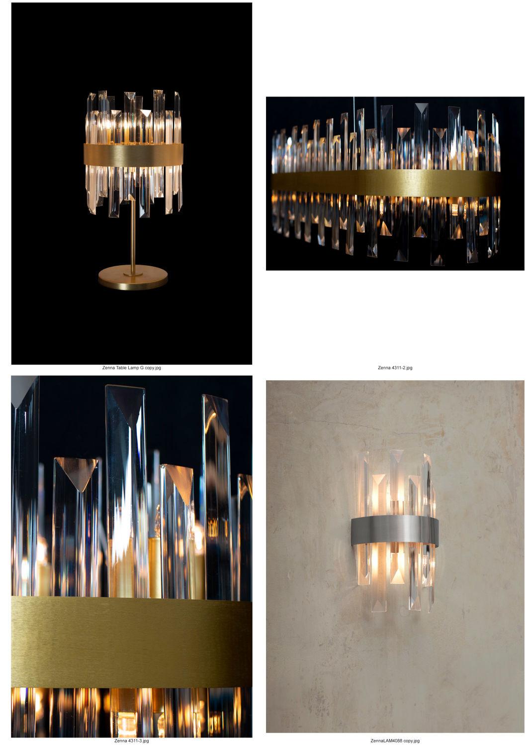 CE European Hot Selling Luxury Round Gold LED Crystal Pendant Light Decoration Modern Rectangle Chandelier Decor Hanging Lamp for Villa Hotel Project Lighting
