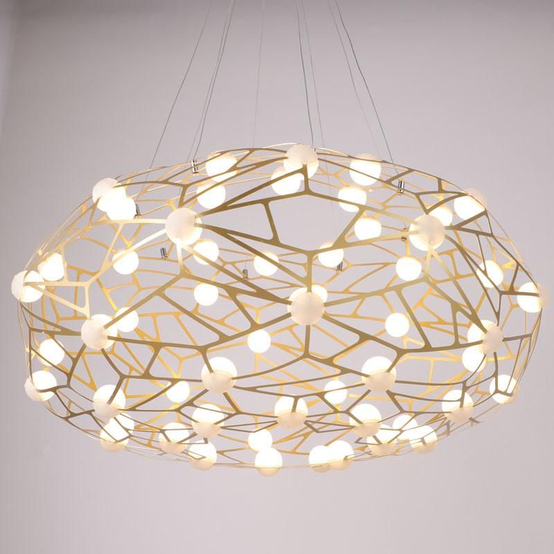 Great Pendant Lights Round Lampshade for Indoor Home Lighting Fixtures (WH-AP-73)