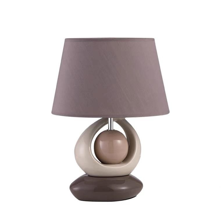 European Style Incandescent Lamp Living Room Simple Bedside Lamp Energy Saving Lamp Desk Lamp American Style Decoration Household Desk Study Bedroom