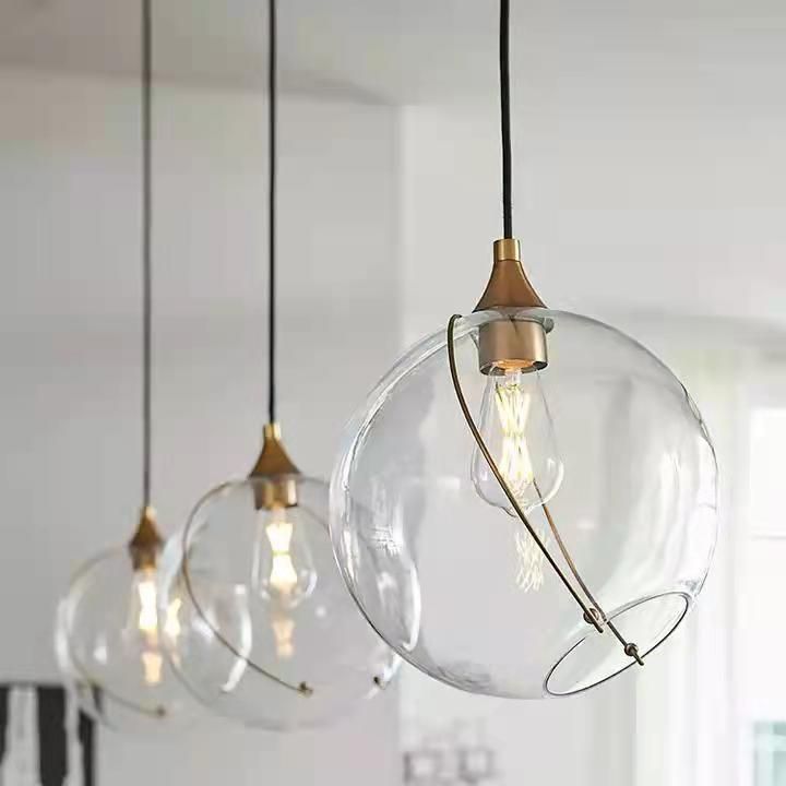 LED Glass Living Room Lighting Pendant Lamp