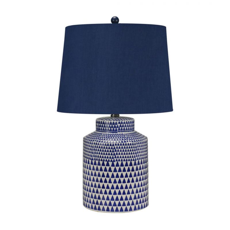 Hot Sale Chinese Classic Style Modern Luxury High Quality Hand Painted Blue and White Porcelain Table Lamp for Home Decor