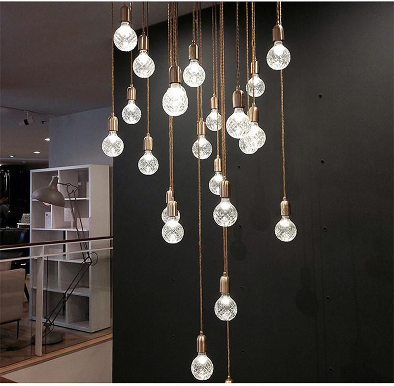 Modern Style Glass Hanging Pendant Lamp