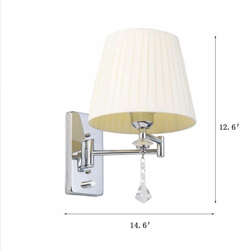 Modern Sconce Wall Lights Luminaria Bedside Reading Lamp Swing Arm Lights (WH-OR-110)