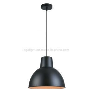 Simple Design Metal Semi-Circle Hanging Lamp for Study Room